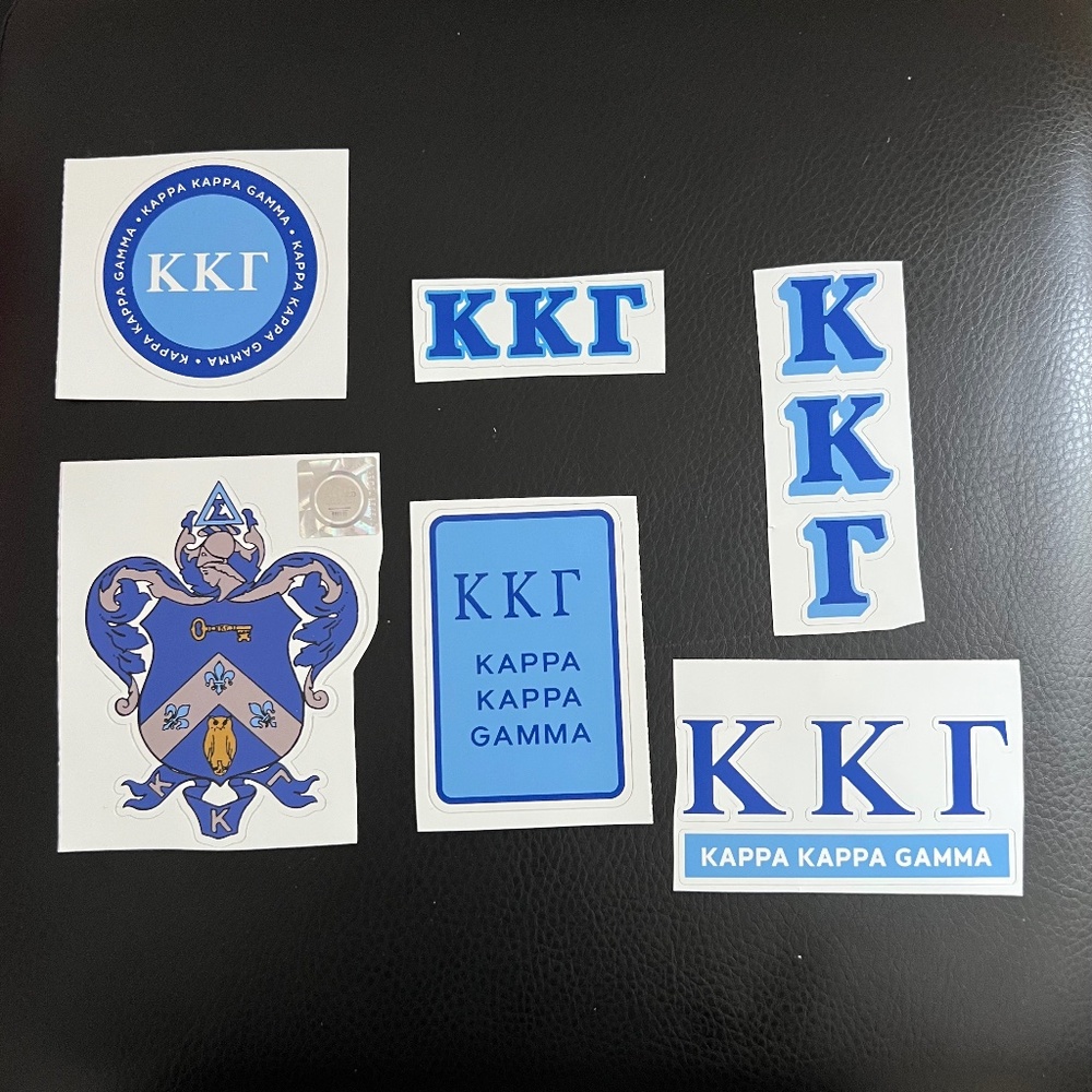 Kappa Kappa Gamma Sticker Set - KKG